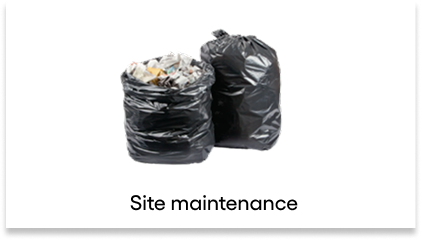 Site maintenance;