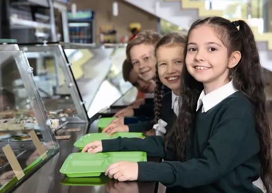Encourage children to dine in schools