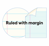 Ruled with Margin