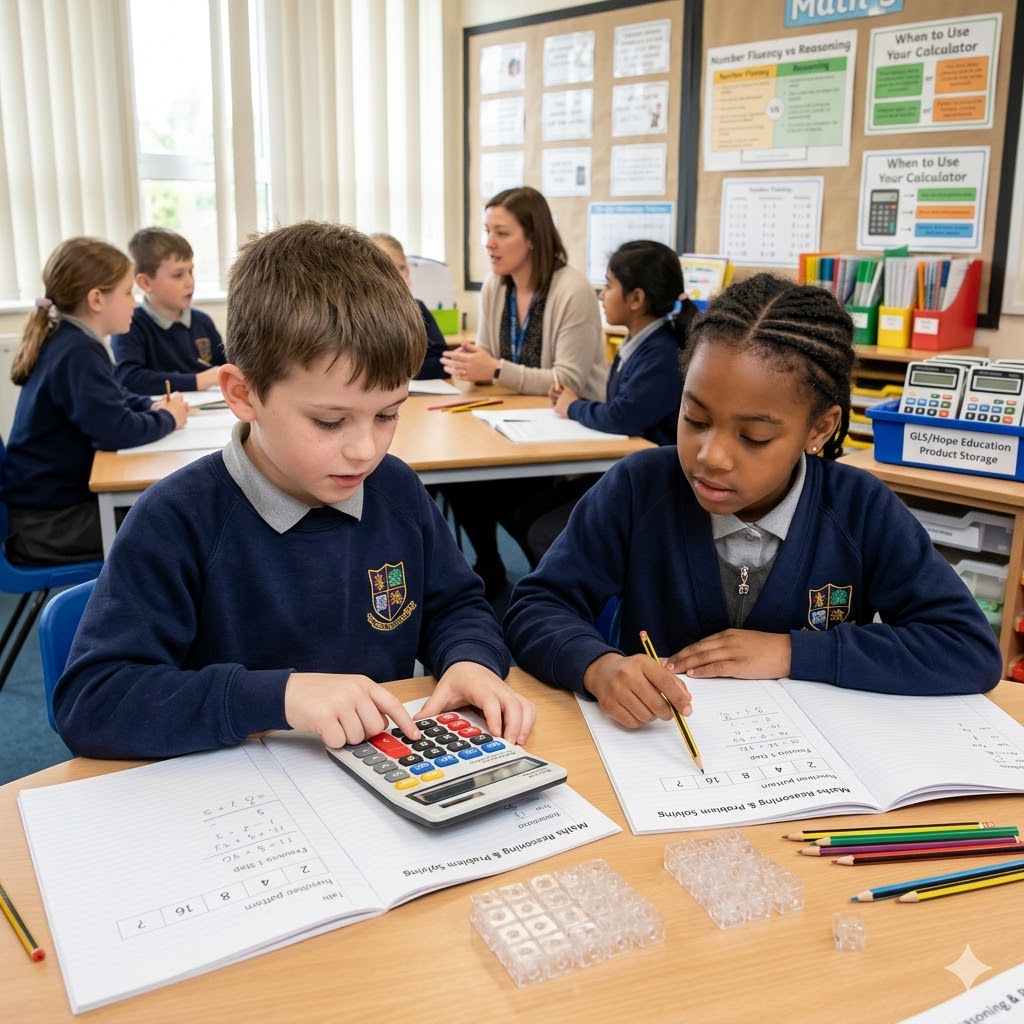 kids in primary school learing maths