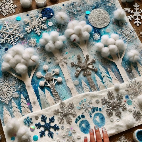 Sensory Winter art