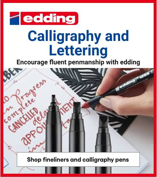 Edmore Lettering Edding Pen Range, Markers & Pens | GLS