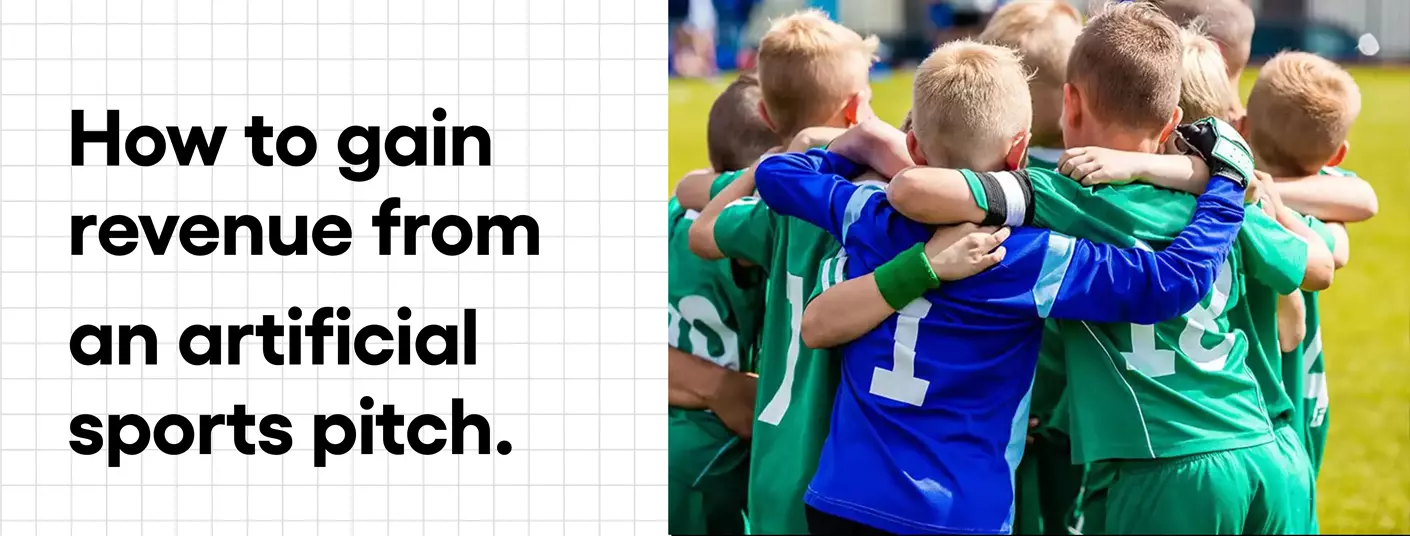 Gain revenue from sports pitch banner