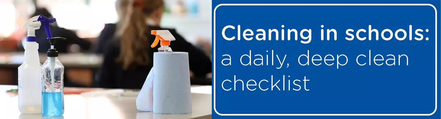 Cleaning schedule header