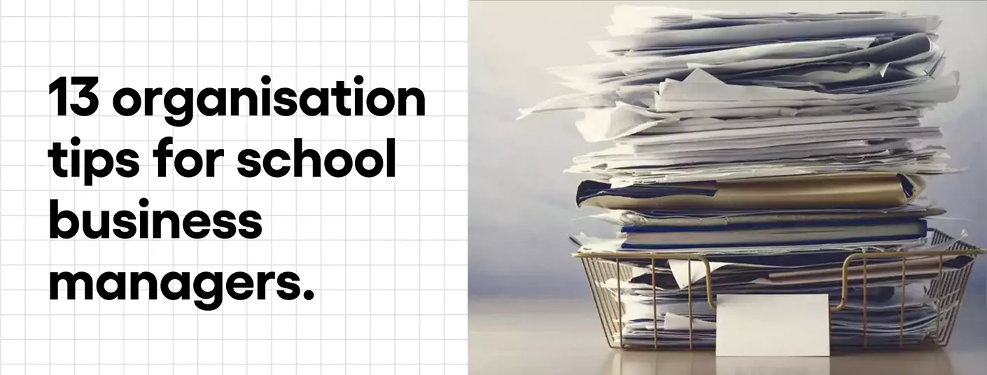 Organisation tips for sbms banner
