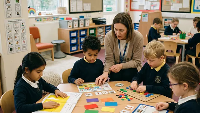 Mixed ability school group