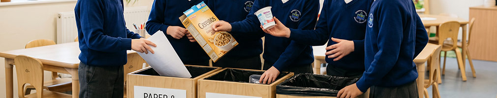 Recycling in School Classroom