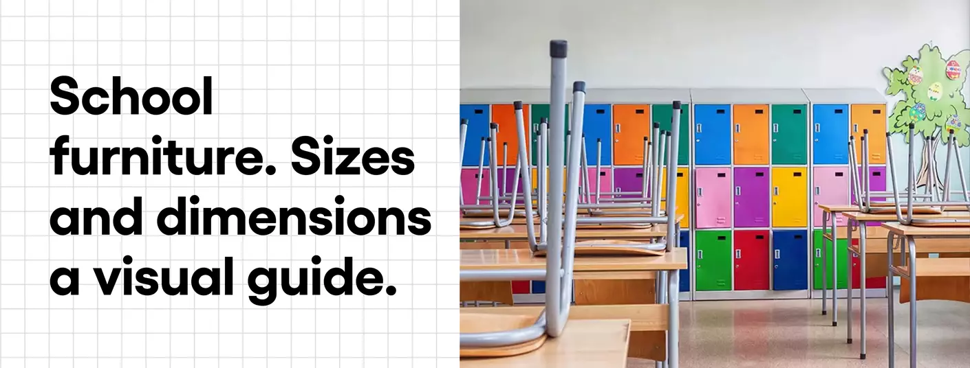 school furniture sizes