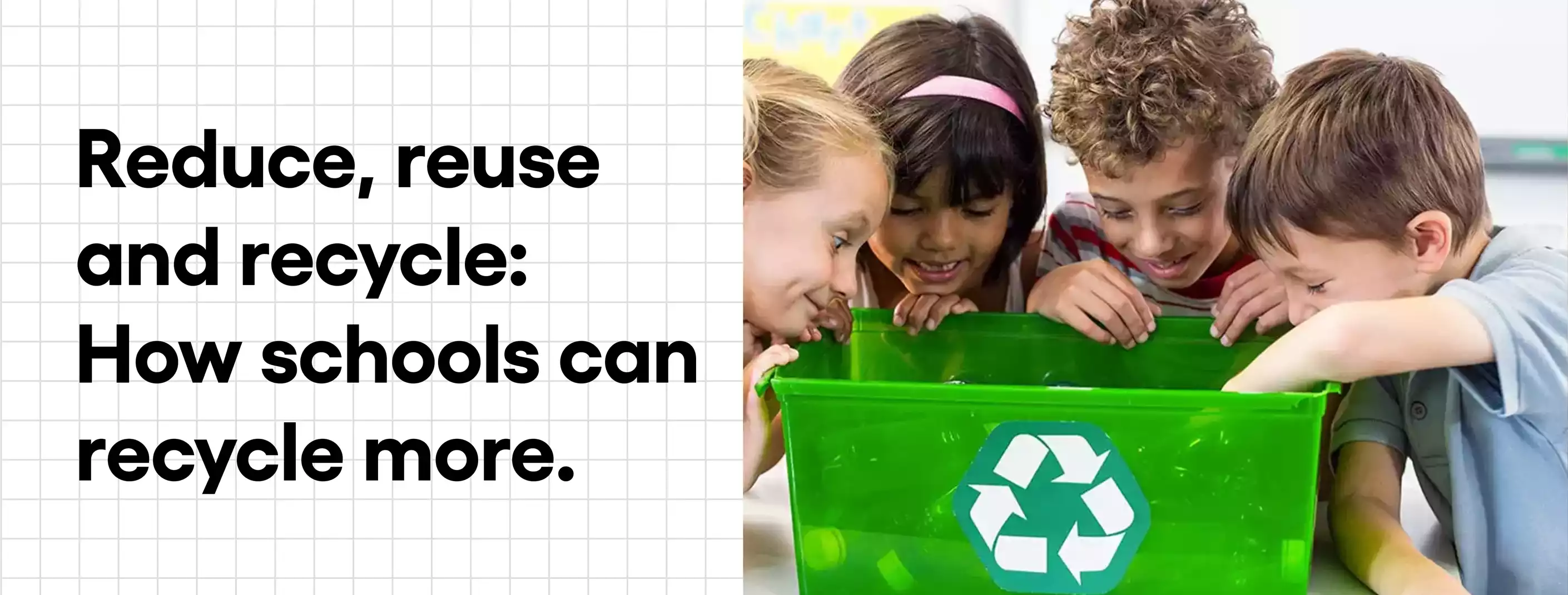 How schools can recycle more